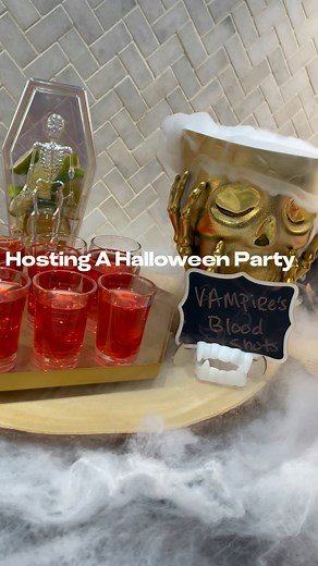 Let’s turn your Halloween Party up a notch! These drinks did not disappoint! Our drink menu consisted of Witches Brew, Beetle Juice Punch, Vampire Blood Shots, Vampire Blood bags, and a killer punch. Follow me, I’ll be posting these drink recipes over the next few days. Dry Ice is from Harris Teeter. Most decor is from Dollar Tree. #halloween2024 #halloweendecor #Halloween #halloweenparty | Rekina Brinkley