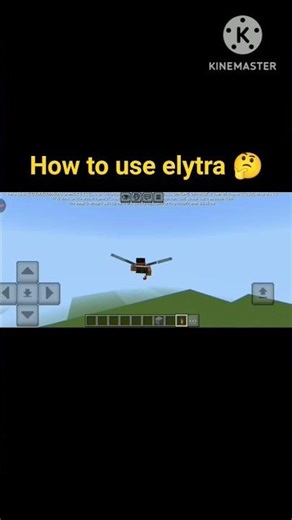 how to use elytra 🤔 #minecraft