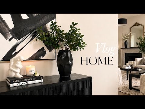 DECORATE WITH ME | CONSOLE TABLE STYLING, SPRING REFRESH & NEW PATIO HOME DECOR 