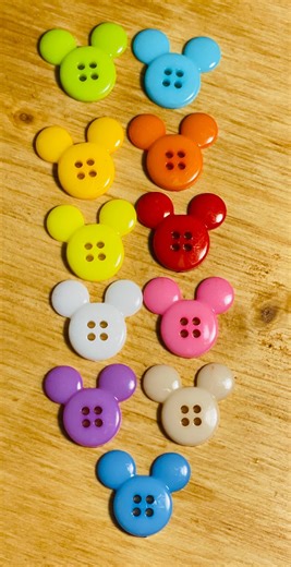 Pixie Dust Mickey Head Buttons Set | DCL Cruise Accessories & Extra Mic-tac-toe Buttons for Disney Fans- Set of 5 - Etsy