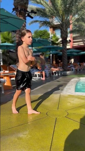 Jude’s Epic Pool Jump! 💦🏖️ Swimming Holiday Fun!