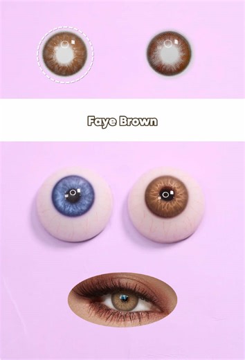 A clear, hydrated lens with a built-in glow ✨ #contacts #lens #contactlenses #contactlens #colorcontacts #browneyes #fpy