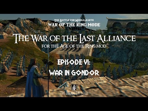 War In Gondor | AOTR Last Alliance WOTR Game, Episode 6 | Age of the Ring mod | BFME