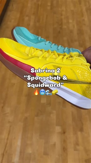 David Giongco on Instagram: "My close look at the Sabrina 2 “Spongebob and Squidward”! 🌊😍🔥"