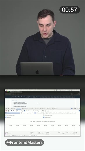 Frontend Masters on Instagram: "🌐 DevTools Network Tab Tour Learn more in our "Mastering Chrome Developer Tools, v4" course #WebDev #Programming #Coding #LearnToCode #ChromeDevTools #DevTools"