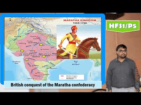 HFS1/P5: British conquest of the Maratha confederacy, Shivaji, Bajirao, Anglo-Maratha