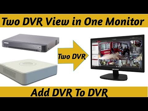 Two DVR View in one Monitor | Multiple DVR View in One monitor