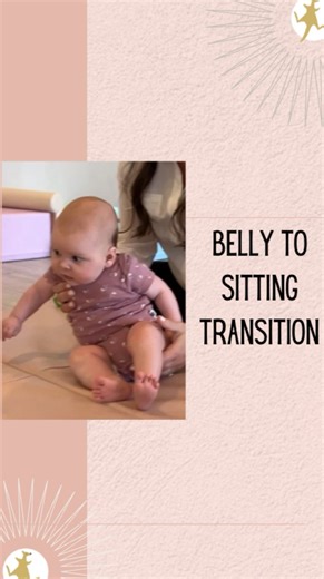 This is a great transition activity to work on once your baby is rolling and we’re preparing for crawling! | Little Roos Pediatric Therapy and Infant Wellbeing