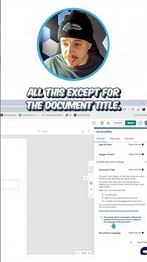 How to check the Accessibility of a form In Venngage #accessibilitymatters