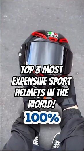 Top 3 Most Expensive Sport Helmets in the World!