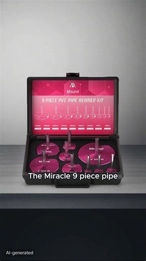 This pipe reamer kit quickly removes burrs and smooths the pipe edge in seconds. #hometools #wrenchset #cuttingtools #mechanicmusthave #precisiontools #pistonclampingtool #crafttools #toolsyouneed #toolmusthaves #metalcuttingtools #plumbing #plumbinglife #toolsoftiktok #homerepair #diytools #contractor #tooltok