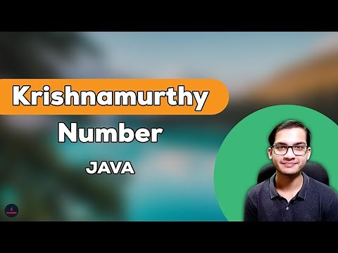 Krishnamurthy Number in Java | BlueJCode