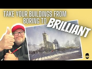 My Top Tips on Taking Your Buildings From Boring To Brilliant - How to Paint Buildings Watercolour