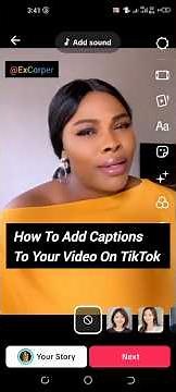 How To Add Captions To Your Video Using The TikTok App