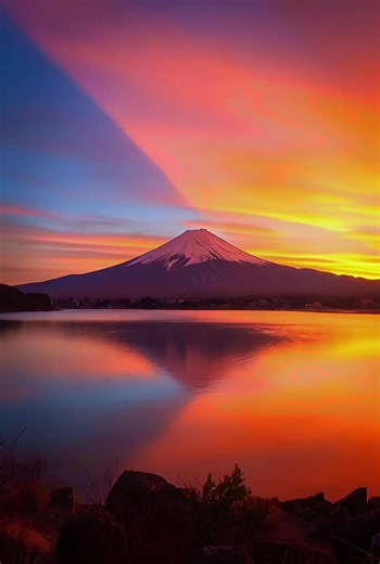 Watching the sun rise over Mount Fuji feels unreal. From deep blue skies to golden light, Japan’s most iconic peak reminds us why nature is the greatest artist. 🌄✨ Would you wake up early for this view? Mount Fuji sunrise Mount Fuji timelapse Japan sunrise Fuji morning view Japan nature timelapse Iconic places in Japan Mount Fuji aesthetic Japan travel scenery #travel #sunrise #timelapse #japan #fyp