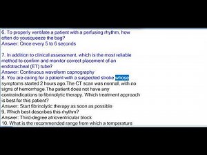 ACLS Post Test 1 Latest Actual Questions and Answers 100% Correct