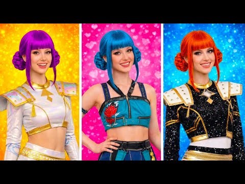 From Simple Look to Zoe Energy 💄 K-Pop Makeover Challenge