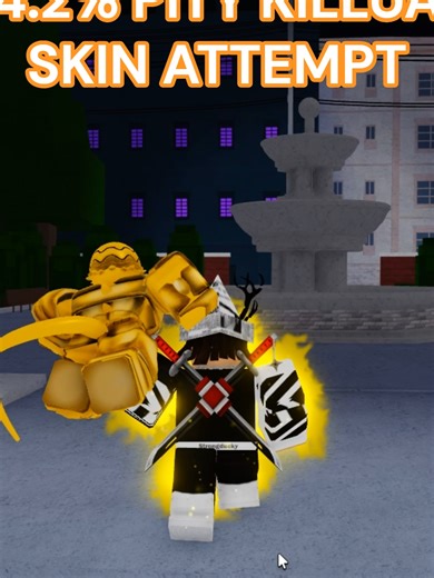 Pity Killua Skin Attempt in YBA