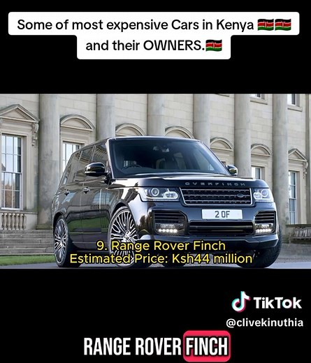 Top 10 Most Expensive Cars in Kenya and Their Owners