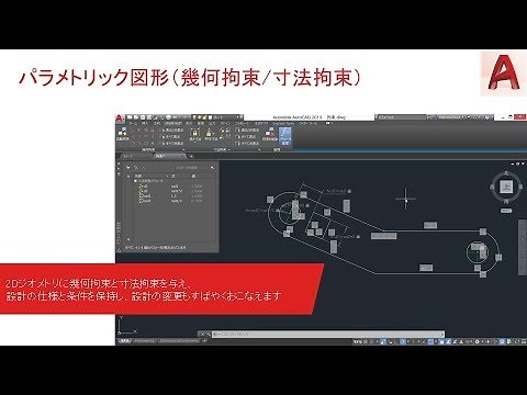 [AutoCAD] - パラメトリック図形
