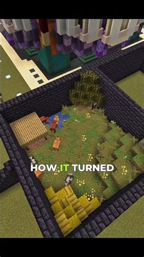 Awesome Cow🐮 Enclosure✨ #minecraft #gaming #tutorial #enclosure #cow #farm #viral #shorts
