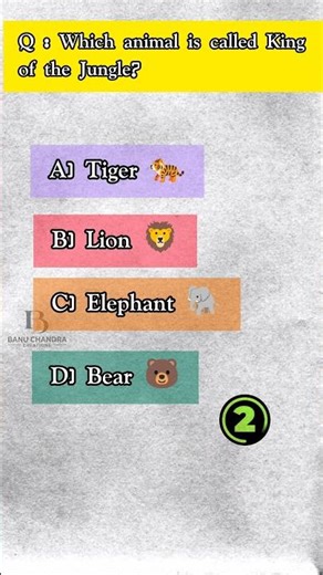 GK Quiz for Kids 👶 | Can You Answer This? 🤔 Easy Question #1