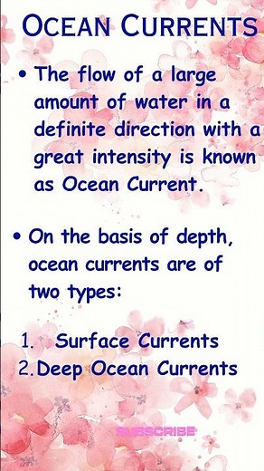 What is Ocean current? Types of Ocean Currents|| Geography