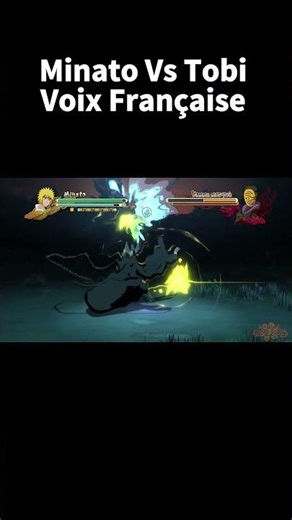 Naruto Storm VF : Minato Vs Tobi Voix Françaises #shorts #narutostorm #short #shortvideo