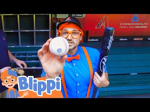 Blippi Visits a Baseball Stadium | Blippi! | Learning Videos for Kids