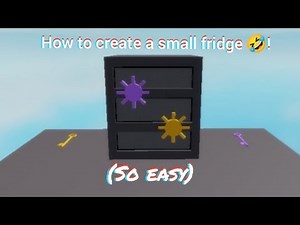 How to create a small fridge in Piggy Build Mode!