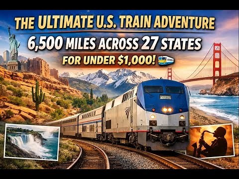 The Ultimate U.S. Train Adventure: 6,500 Miles Across 27 States for Under $1,000