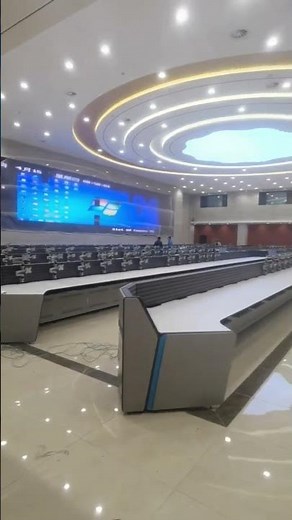 The command and control center with amazing effect landed