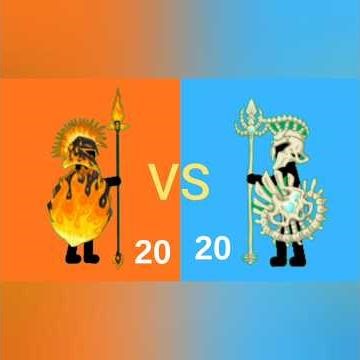 20 Pyroblaze Spearton vs 20 Undead Spearton 🔥 | Stick War Legacy Battle