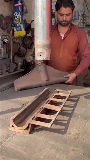 One Process Of Pressing Iron Plates With A Machine 🔩⚙️