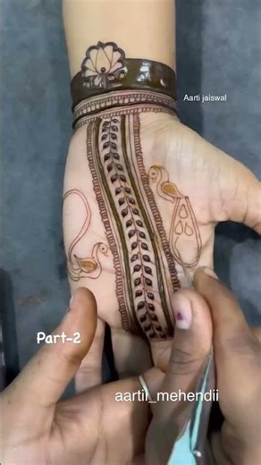 Part-2 tutorial #mehndi #creativehenna #henna #expore #shorts #hennadesigns #viral #viralvideo