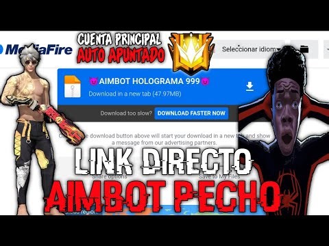 AIMBOT PECHO 🔥 PARA LA NUEVA ACTUALIZACIÓN HOLOGRAMA PEGA TODO ROJO SIN SUBIR MIRA FREE FIRE ✅️