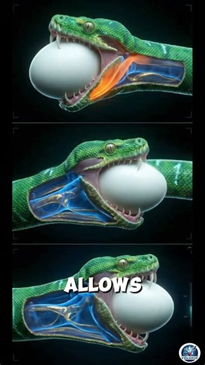 How A Snake Actually Swallows An Egg 🥚😲 (It’s Not Magic)