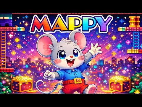 Mappy 1983 retro game for old school gamers