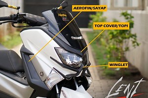 Tampang NMAX Lebih Fresh, Pakai Tiga Body Kit Ini, Harga Mulai Rp 200 Ribuan - Otomania.com