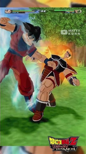 Goku vs Raditz - Dragon Ball Z Budokai Tenkaichi