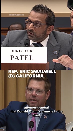 9.6K views · 110 reactions | EPSTEIN FILES | Tensions flared on Capitol Hill as FBI Director Kash Patel clashed with Rep. Eric Swalwell (D-CA) over Donald Trump and the Epstein files. Several GOP senators, including Josh Hawley (MO) and John Kennedy (LA), demanded the release of the records. | 12News | Facebook