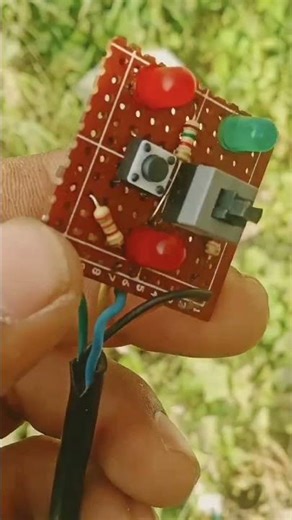 Mini Touch/Push Button Switch Project #shortvideo #simplecircuit #seriescircuit #circuit #electronic
