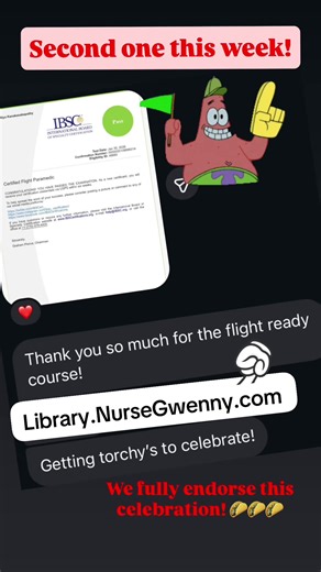 Looking for a CFRN or FPC prep course? Are you dreaming of a flight job but don’t feel like you’re ready? I wrote this course FOR YOU! Available in The Nurse Gwenny Library along with a ton of other content, and everything is included in your subscription! The full prep course, a vent course from @MelodyBishopRT, short form content from @NurseDosePodcast and so much more! Use code NERD to save $10!