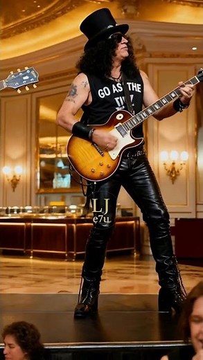 Slash, Ozzy Osbourne & Angus Young Live at 5-Star Restaurant 🎸🔥 #RockLegends