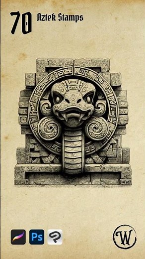 Geometric Aztec Patterns - Sacred Geometry Procreate Ideas