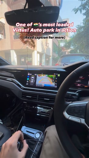 That Red Sells on Instagram: "One of India’s most loaded Virtus! We have installed most assistants possible in this car This is the list: - Lane keep assist - Front assist - 12K PLA with Auto park assist - Blind spot assist, Rear traffic assist - We have also installed the euro spec gauge cluster which entirely changes the vibe of the car, much better than the original half LCD and supports a lot more features too - Direct TPMS has been installed as well! Checkout the full video of installation 