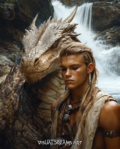 37K views · 2.6K reactions | In a realm where courage is forged in fire and bonds are stronger than steel, young warriors rise alongside their mighty dragons. Together, they soar beyond fear, their hearts beating as one with the rhythm of the skies. This is more than a partnership – it’s destiny. | VisualDreams.art - Dragons & Fantasy Creatures - AI | Facebook