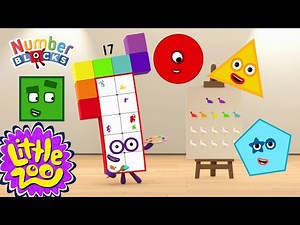Art and Numbers | Arty Math for Kids | 🎨 Numberblocks