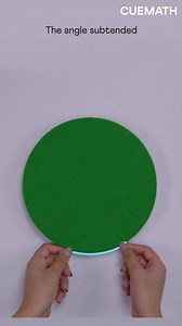 732K views · 14K reactions | The angle at a circle’s boundary is...