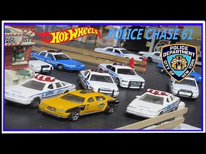 Hot Wheels Police Chase 61 - NYPD Police Chase 2 - Stop Motion